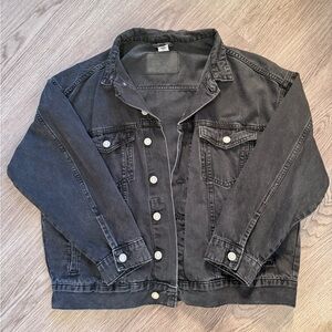 H&M Black Light Washes Denim Jacket